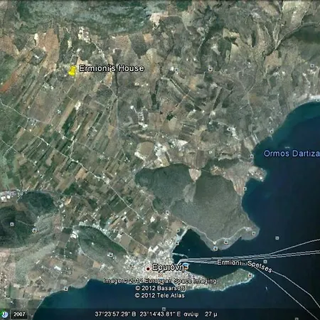 Cosy Calm In Olive Trees With Sea View 酒店 埃尔米奥尼